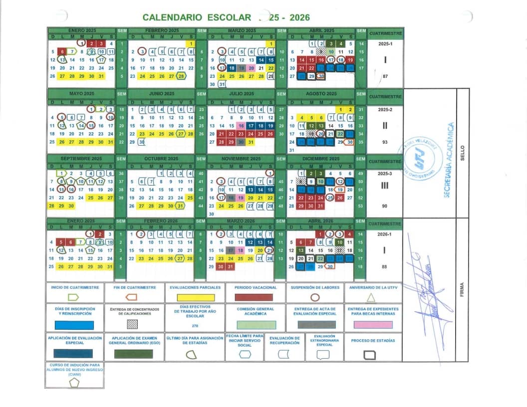 Calendario Escolar